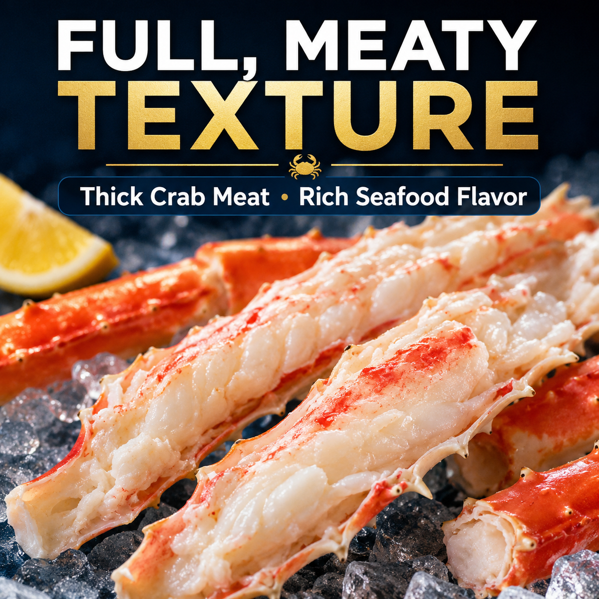🦀Alaskan Red King Crab Legs | Wild‑Caught Bristol Bay Seafood-G$
